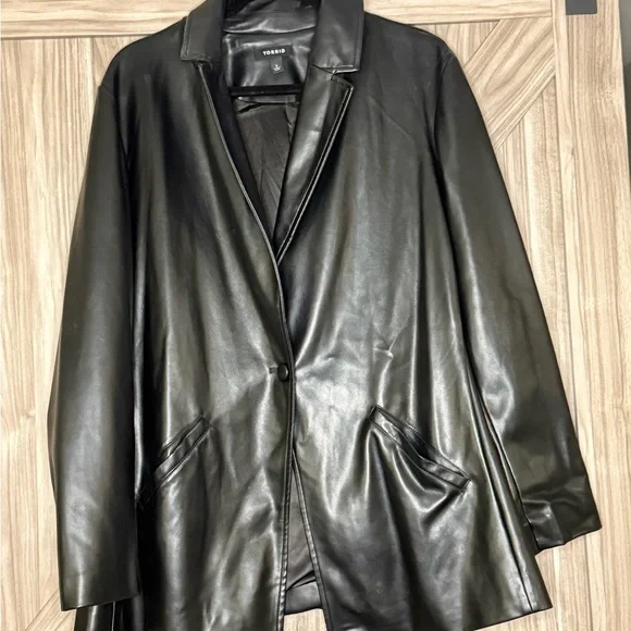 Torrid Black Women's Blazer - Picture 4 of 4